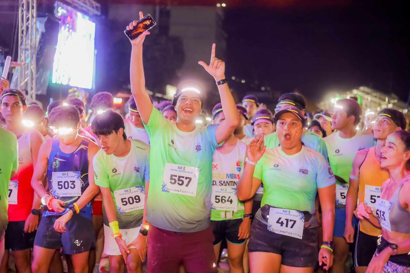 Experiencia Central Run Fest Neón